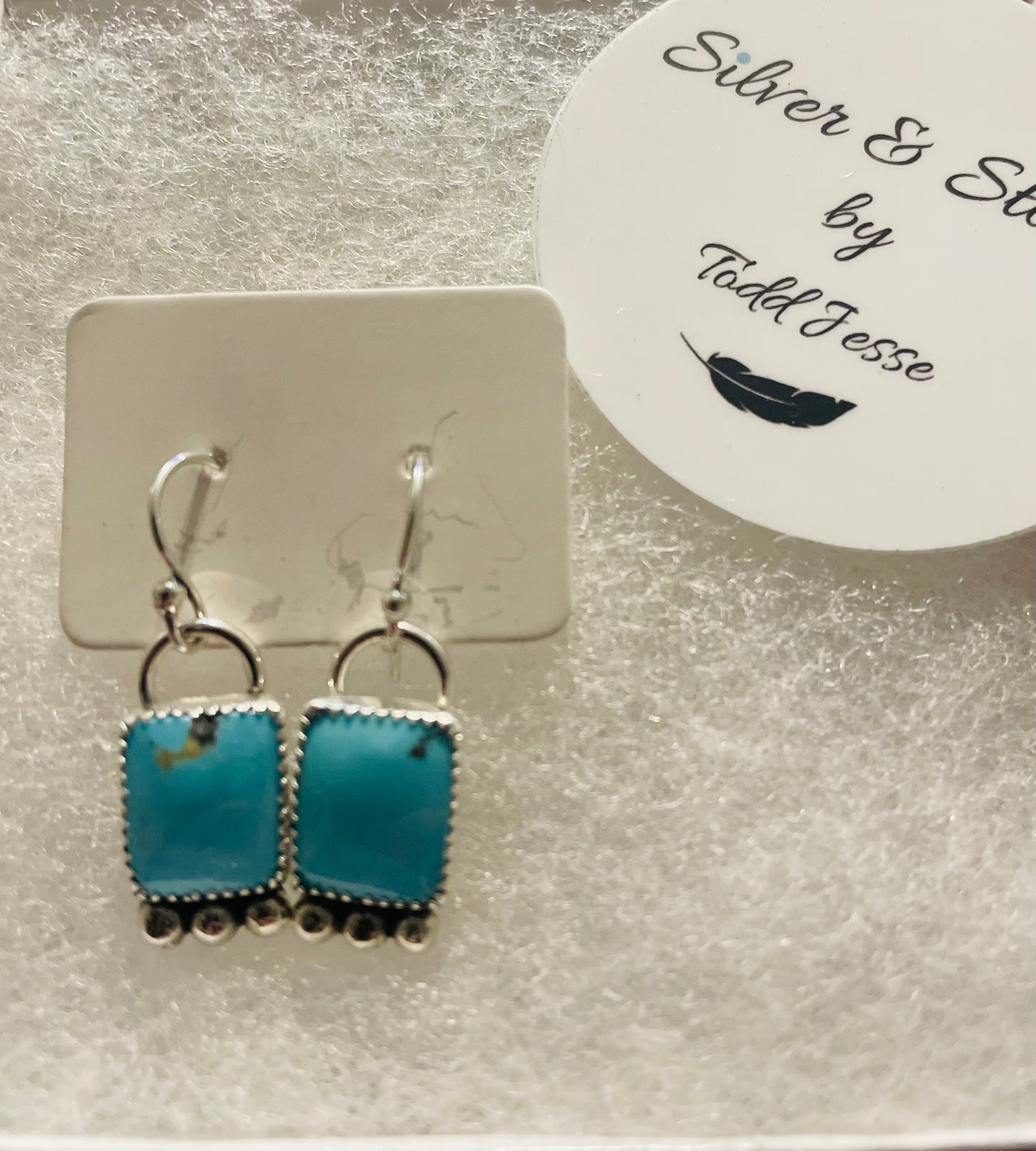 Campitos Turquoise dangle earrings