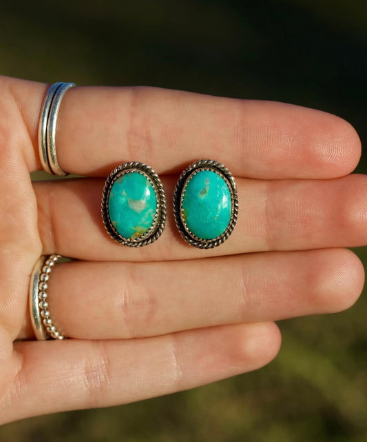 Royston Turquoise Stud Earring