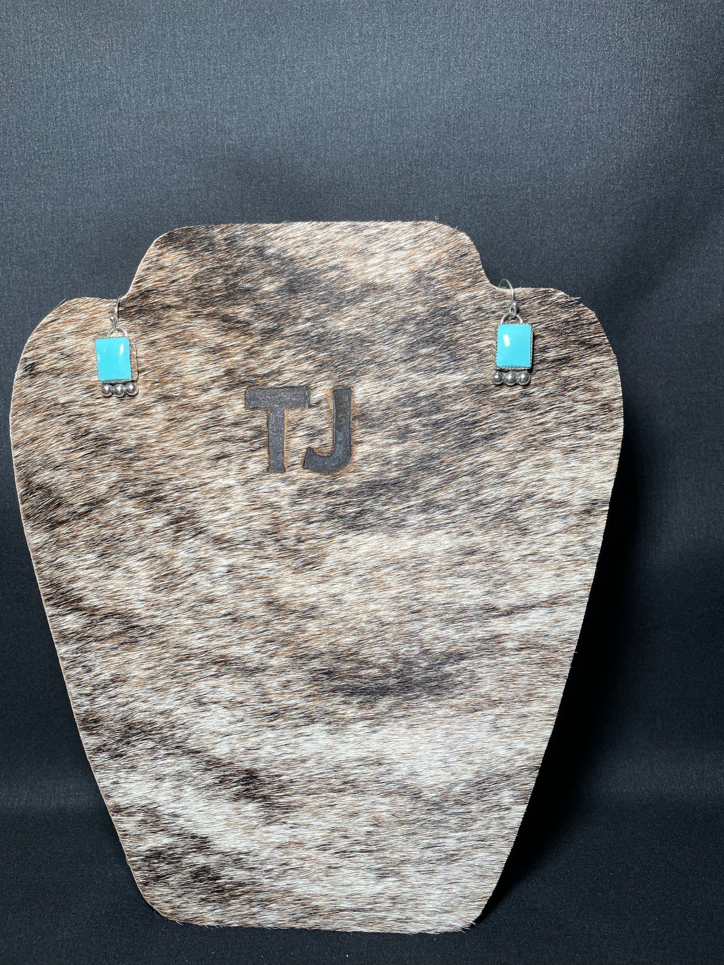 Campitos dangle earrings with silver BB's