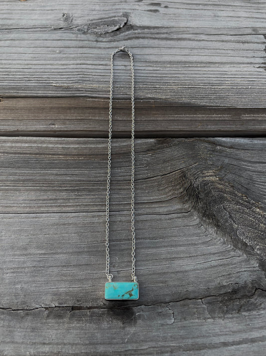 Sonoran bar necklace on 18 inch chain