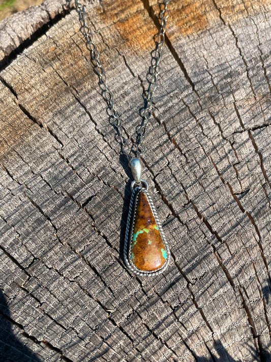 Royston turquoise pendant